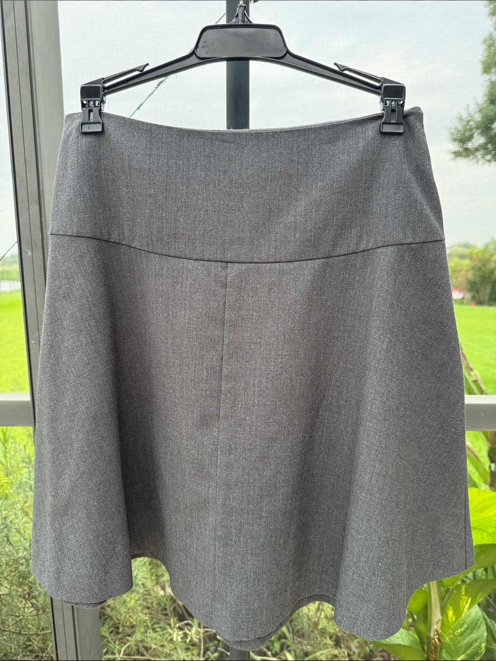 Kensie Charcoal A-Line Skirt